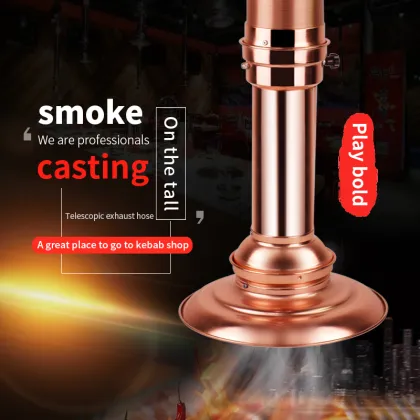 Commercial Grill Smoke Exhaust Pipe: Telescopic Smoke Exhaust Solution