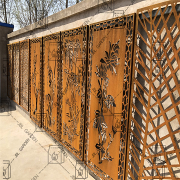 Rustic Style Corten Steel Panels Designs