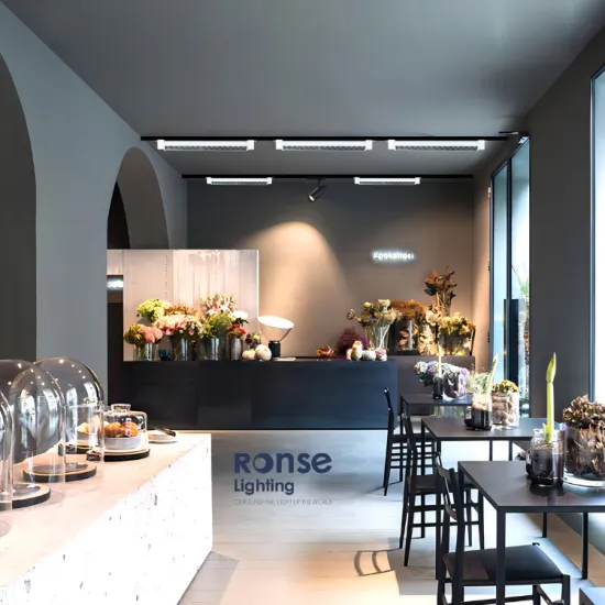 RONSE 30W LED Linear Track Light - 4 Wire Modern Grill Track Lighting