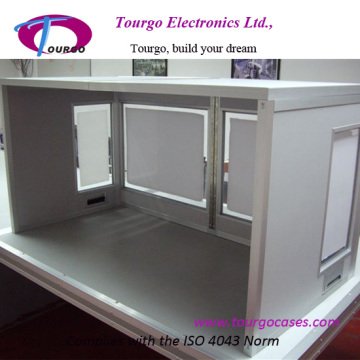 Tabletop Interpretation Booth Can Accommodate 1 or 2 Interpreters