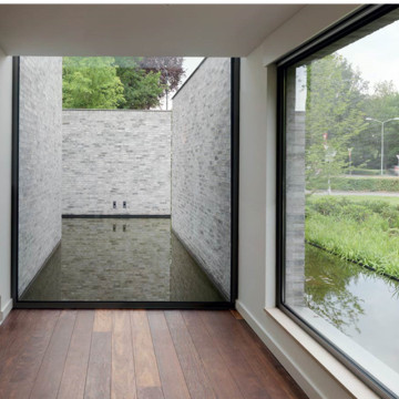 Lingyin Construction Materials Ltd Latest design aluminum large glass Double glazed aluminum fixed window