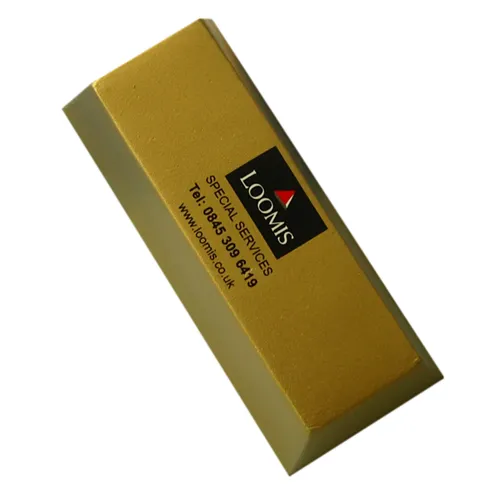 Factory Direct Bestseller Custom Logo Vivid Mini PU Foam Gold Bar Toy