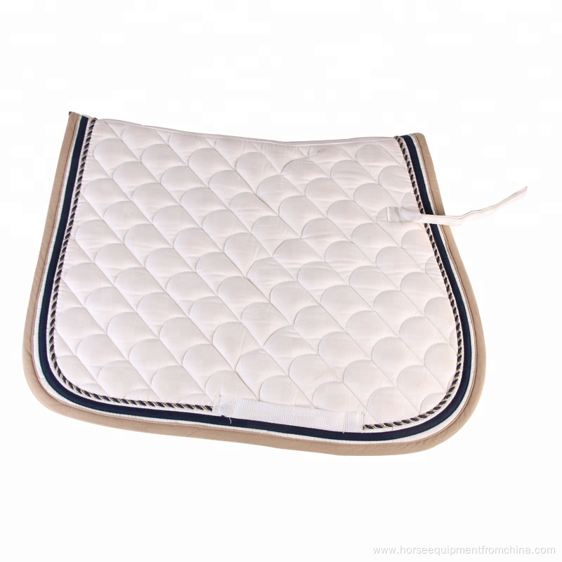 Polycotton Fish Pattern Saddle Pads