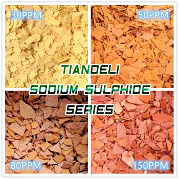 sodium sulphide yellow/red flakes 60%min  hydrosulphide