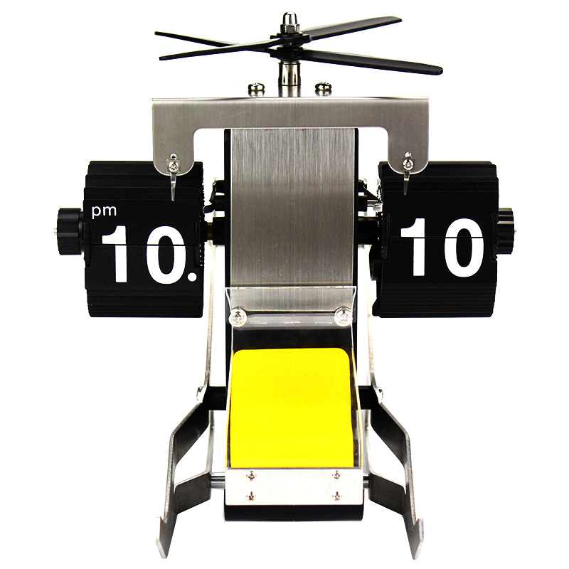 Cool Style Helicopter Flip Clock