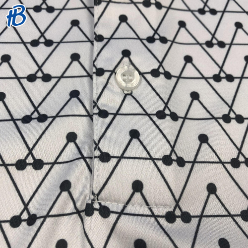 customized logo white shirts polyester knit polo shirts