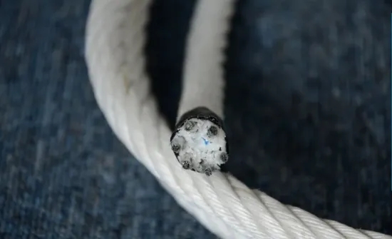 White Color Polyground Combination Rope 6X8