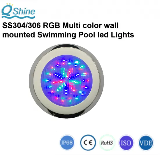Underwater surface mounted IP68 LED Pool Lights