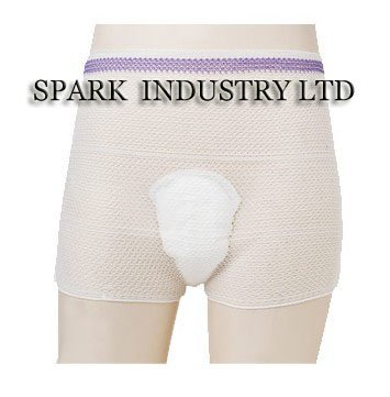 Oem Washable Warp Knitted Highly Stretchable Mesh Incontinence Pants Products For Women