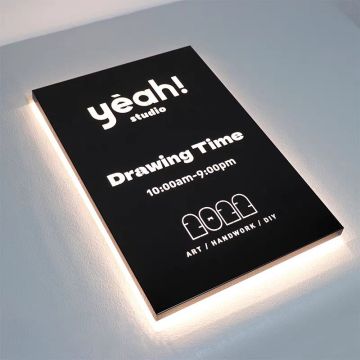 Custom 3D LED Light Box: Outdoor Waterproof Acrylic Stainless Steel Light Box for Store Logo