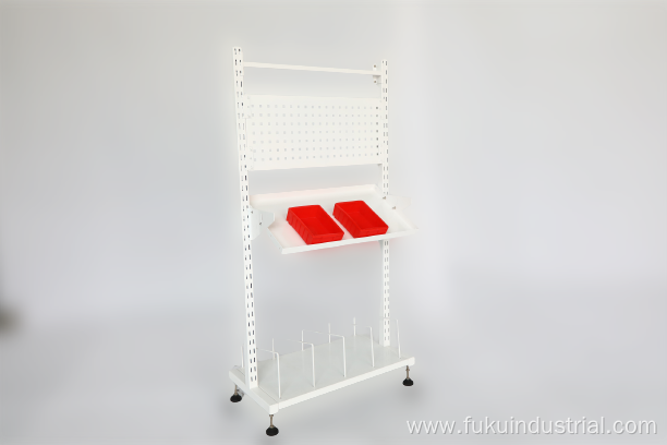 Moveable Packaging Stand in workshop