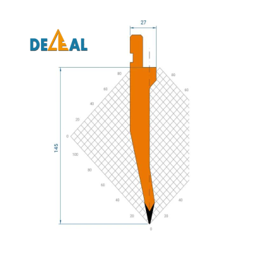26 درجة آلة الانحناء CNC هيدروليكية مع دائرة نصف قطرها R0.8 مم وارتفاع 145 ملم