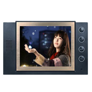 2014 hot sale 8-inch color TFT LCD color video doorbell for multi-family, villa, apartment, China