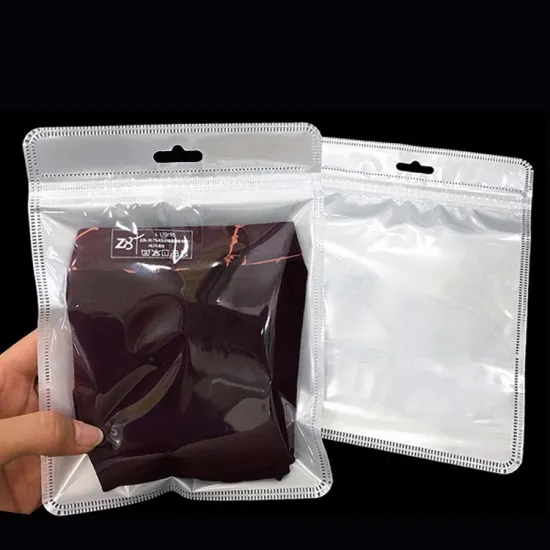 customized plastic garment underwear bag