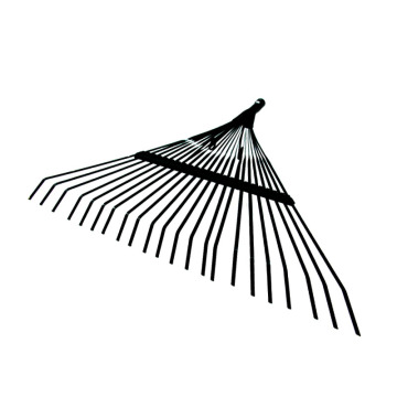 Factory HotSale Galvanized Steel Rake 22 Tine Garden Tool for Yard Cleaning