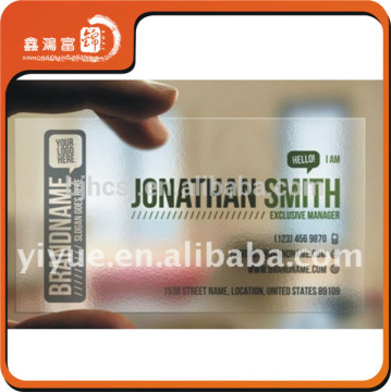Fashionl and Fancy Double Sided Transparent Cards