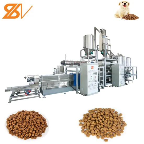 1 Ton/H Automatic Cat Pet Feed Manufacturing Machinery - Dog Food Pellet Production Line