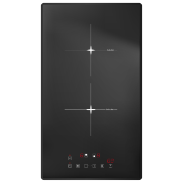 Modular Design Induction Cooker with Touch Panel, 4000W, 2 Burners