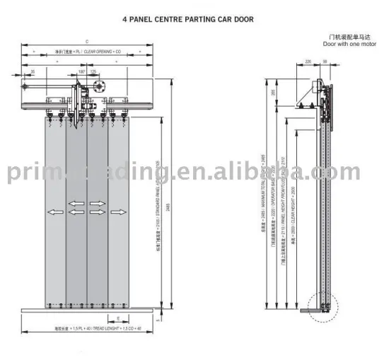 VVVF Elevator Car Door operator