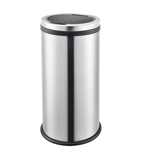 40L Round Recycling Soft-Opening Touch Trash Can