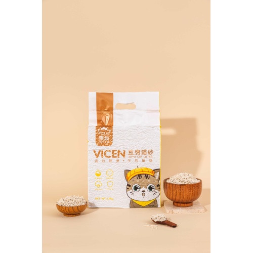 Litera de gatos ecológica que emite aroma a lácteos sutil