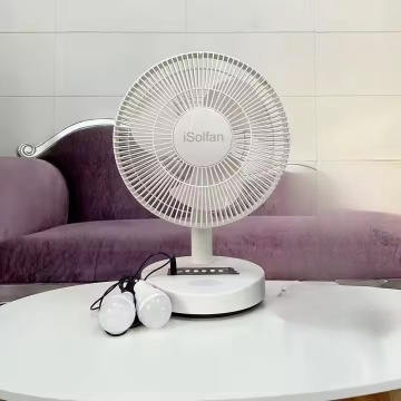 ISolfan Portable Solar-Powered Table Fan Kit