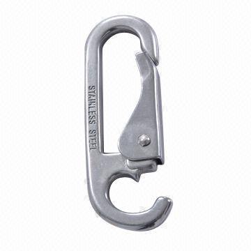 Stainless steel open end chain snap, high glossy polished surface
