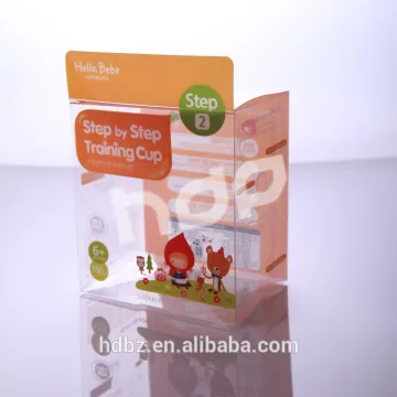 UV coating clear pvc box packaging box