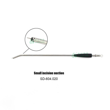 Instruments chirurgicaux thoracoscopiques petites incision aspiration