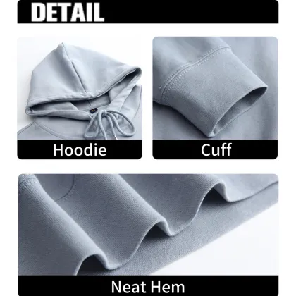 OEM&ODM Custom Men's Oversized 320g Cotton Hoodie