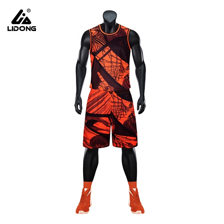 Hot Sale Print Custom Sublimation Basketball Jersey