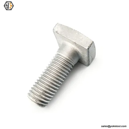 Wedge-shaped head askew head bolts 3/4"