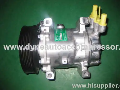 Auto Air Conditioner Compressors For Sanden 6v12 Sl1428af Renault Clio 2 125mm Pv6 