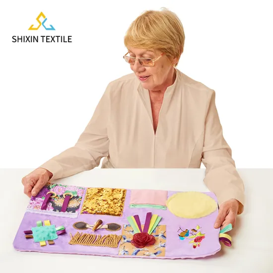 Comforting Memory Aids: Alzheimer's, Dementia, Autism, and Sensory Needs Mat and Blanket for Elderly, Patients, and Kids