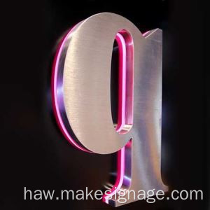 ʻO ka hōʻailona leka uila o Backlit Channel