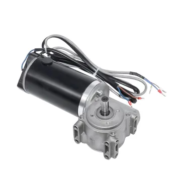 JKongmotor 63ZYT Brushed DC Motor 63mm 12v-230v 10rpm-220rpm with Mini Worm Gear Box for Door Opener
