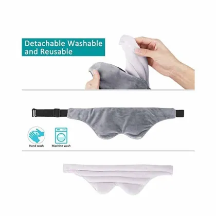 Custom Logo Soft Gravity Weighted Sleep Eye Mask 475g