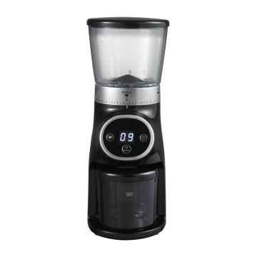 Anti-static conical burr coffee grinder uniform grinding