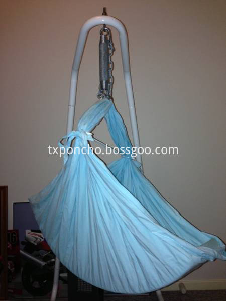 blue baby cradle