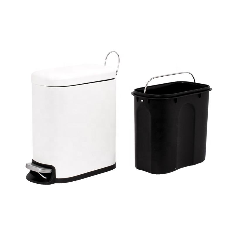 stainless steel trash can