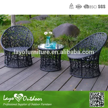 In time Deliver Wicker Rattan Table Set for Garden