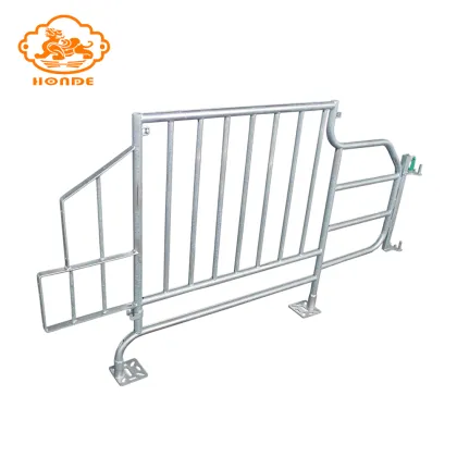 Galvanized double farrowing crate with loe prices