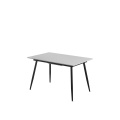 Mesa de comedor extensible de operación de doble mano duradera moderna