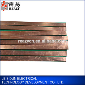 2015 China Copper earth bar ground bar copper steel flat bar