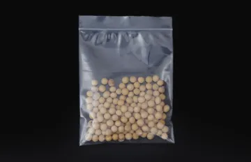 Snack Food Plastic Ziplock Bags , Pe Clear Zipper Pouch