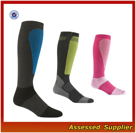 Men's Snow Sirocco Knee High Performance ski Sock/Wool Ski Socks Snowboard Socks/Men's Breathable Wool Ski Socks--ZP01176