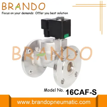 1'' 2'' Flanged Stainless Steel Steam Solenoid Valve