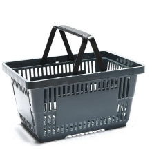 Plastic Supermarket Shopping Hand Basket