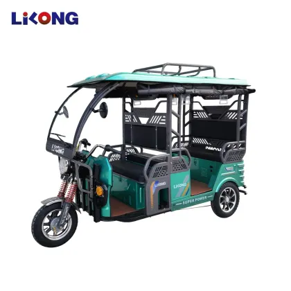 Indian Populaire Electric Rickshaw: The Three-Wheel Motorcycle Taxi