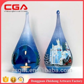 On sale glass christmas ornament stock glass ball christmas hanging glass ball candle holder